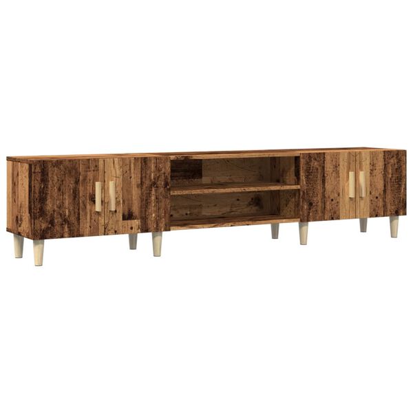 vidaXL TV Cabinet Old Wood 180x31.5x40 cm Engineered Wood