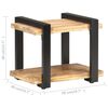 vidaXL Bedside Cabinet 50x40x40 cm Rough Mango Wood