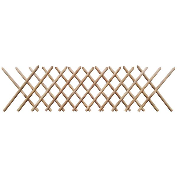 vidaXL Trellis Fence Impregnated Wood 250x80 cm