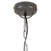 vidaXL Industrial Hanging Lamp Grey Iron & Solid Wood 23 cm E27