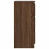 vidaXL Sideboard Brown Oak 37.5x35x76 cm Engineered Wood