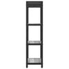 vidaXL Bookshelf Grey sonoma 40 x 30 x 119 cm Engineered Wood