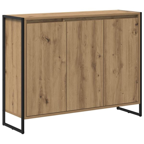 vidaXL Side Cabinet Artisian Oak 96.5 x 30 x 75 cm Engineered Wood