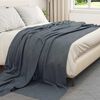 vidaXL Throw Blankets 6 pcs Dark Grey 270 x 240 cm Fleece