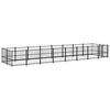 vidaXL Outdoor Dog Kennel Steel 15.02 m&sup2;