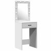 vidaXL Dressing Table 2 pcs White 50 x 41 x 135 cm Engineered wood