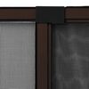 vidaXL Extendable Insect Screen for Windows Brown