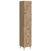 vidaXL Cabinet Set 2 pcs 33 x 34.5 x 90 cm Engineered Wood