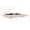 vidaXL Bed Frame without Mattress White 140x200 cm Solid Wood Pine