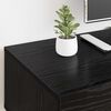 vidaXL TV Cabinet Black Oak 150 x 36 x 30 cm Engineered Wood