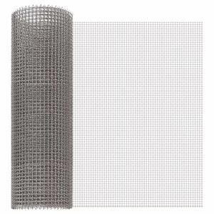 vidaXL Mesh Screen 40 x 200 cm 3 Mesh Stainless Steel 201 Silver