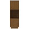 vidaXL Highboard Honey Brown 38x35x117 cm Solid Wood Pine