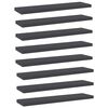 vidaXL Bookshelf Boards 8 pcs Grey 40x10x1.5 cm Engineered Wood