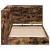 vidaXL Bookcase Bed Smoked oak 75 x 190 cm Engineered wood