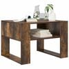 vidaXL Coffee Table Smoked Oak 66 x 53 x 45 cm Engineered Wood