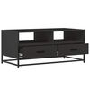 vidaXL Coffee Table Black 100x50x45 cm Engineered Wood and Metal
