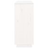 vidaXL Sideboard White 104.5x34x80 cm Solid Wood Pine