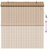 vidaXL Roller Blind with Curtains Manual Nature 150 x 160 cm Bamboo