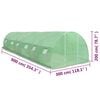 vidaXL Greenhouse 27m² 900x300x200 cm
