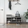 vidaXL Shoe Cabinet Grey Sonoma 102x36x60 cm Engineered Wood