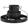 vidaXL Christmas Tree Stand Black 40 x 40 x 21 cm Steel