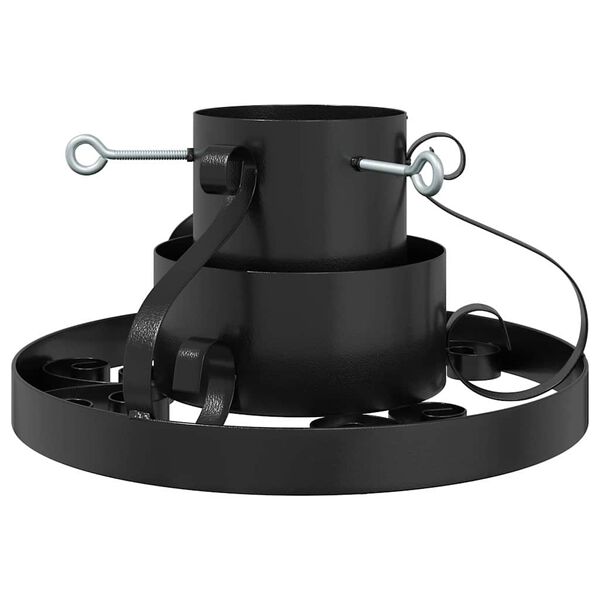 vidaXL Christmas Tree Stand Black 40 x 40 x 21 cm Steel