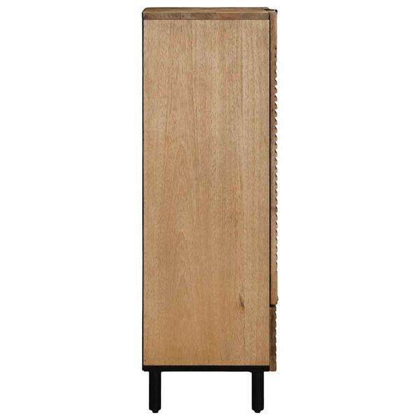vidaXL Highboard Brown 60x33x100 cm Solid Wood Mango