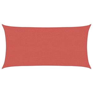 vidaXL Sunshade Sail Terracotta 2 x 6 m HDPE