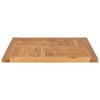 vidaXL Table Top Solid Teak Wood 70x70x2.5 cm