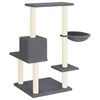 vidaXL Cat Tree with Sisal Scratching Posts Dark Grey 95 cm