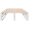 vidaXL Bed Frame without Mattress White 90x200 cm Solid Wood Pine