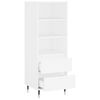 vidaXL Highboard White 40x36x110 cm Engineered Wood