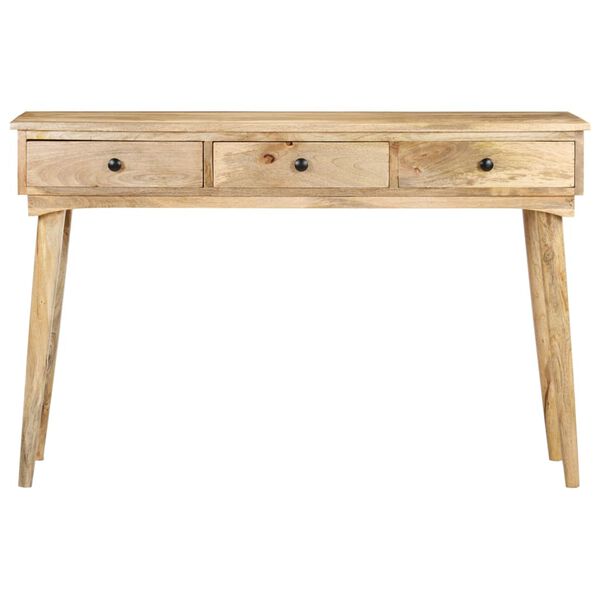 vidaXL Console Table 120x50x78 cm Solid Mango Wood