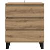 vidaXL Sideboard Artisan Oak 60 x 35 x 70 cm Engineered Wood