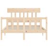 vidaXL Bed Frame without Mattress 120x200 cm Solid Wood Pine