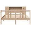 vidaXL Bookcase Bed without Mattress 135x190cm Solid Wood Pine