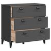vidaXL Drawer Cabinet VIKEN Anthracite Grey Engineered Wood