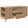vidaXL Coffee Table Artisan Oak 102 x 44.5 x 50 cm Engineered Wood