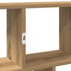 vidaXL Wall Cube Shelf 12 Compartments Artisian Oak Engineered Wood