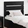 vidaXL Headboard with Headboard Black Oak 75 cm Engineered Wood
