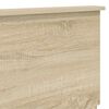 vidaXL Headboard Sonoma Oak 200 cm Engineered wood