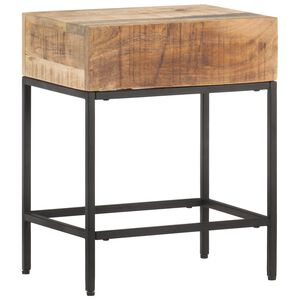 vidaXL Side Table | Brown | Solid rough mango wood | Small | Durable