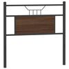 vidaXL Replace Headboard Brown Oak 80 cm Engineered Wood and Steel