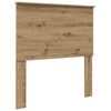 vidaXL Bed Frame Artisian Oak 90 x 190 cm Solid Pine Wood