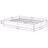 vidaXL Bed Frame without Mattress White Solid Wood 120x200 cm