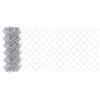 vidaXL Chain Link Fence Silver 10 x 0.8 m Galvanised steel