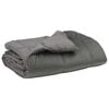 vidaXL Full Year Duvet Quilted Light Grey 135 x 200 cm Microfiber