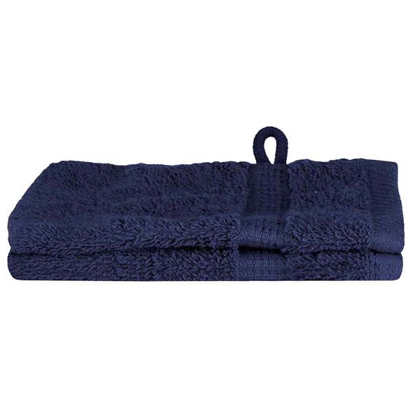 vidaXL Guest Towel SOLUND Navy Blue Cotton
