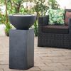 HEISSNER Terrace Fountain Cuboid 39x39x68 cm Black