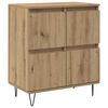 vidaXL Sideboards 2 pcs Artisan oak 120 x 35 x 70 cm Engineered wood